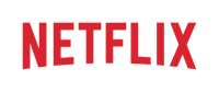 the netflix logo on a white background